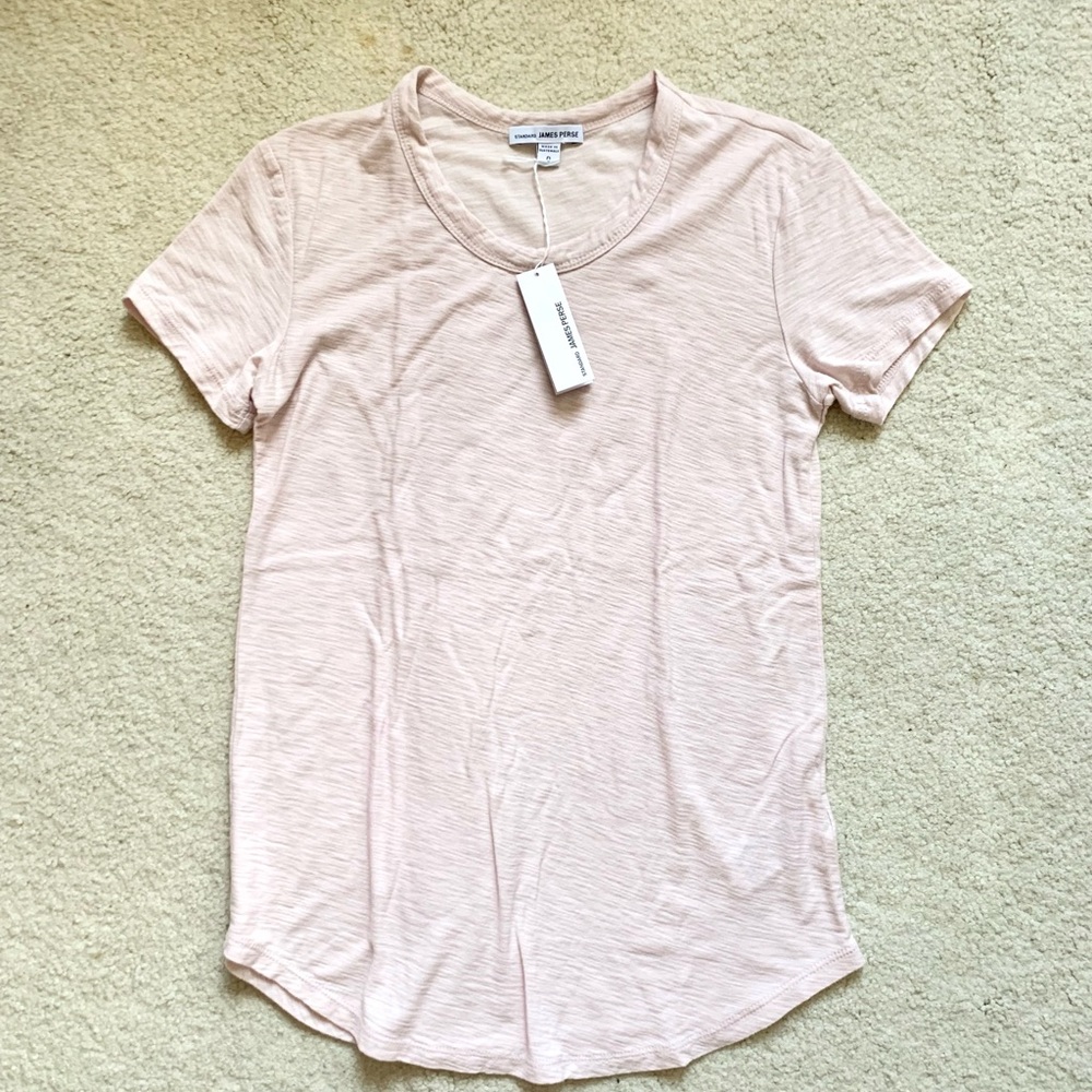 NWT/ James Perse Comfy T-Shirt, size 0, Color: Ballerina, Light Pink, brand new